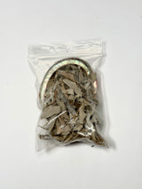 White Sage & Abalone Shell Mini Smudge Kit