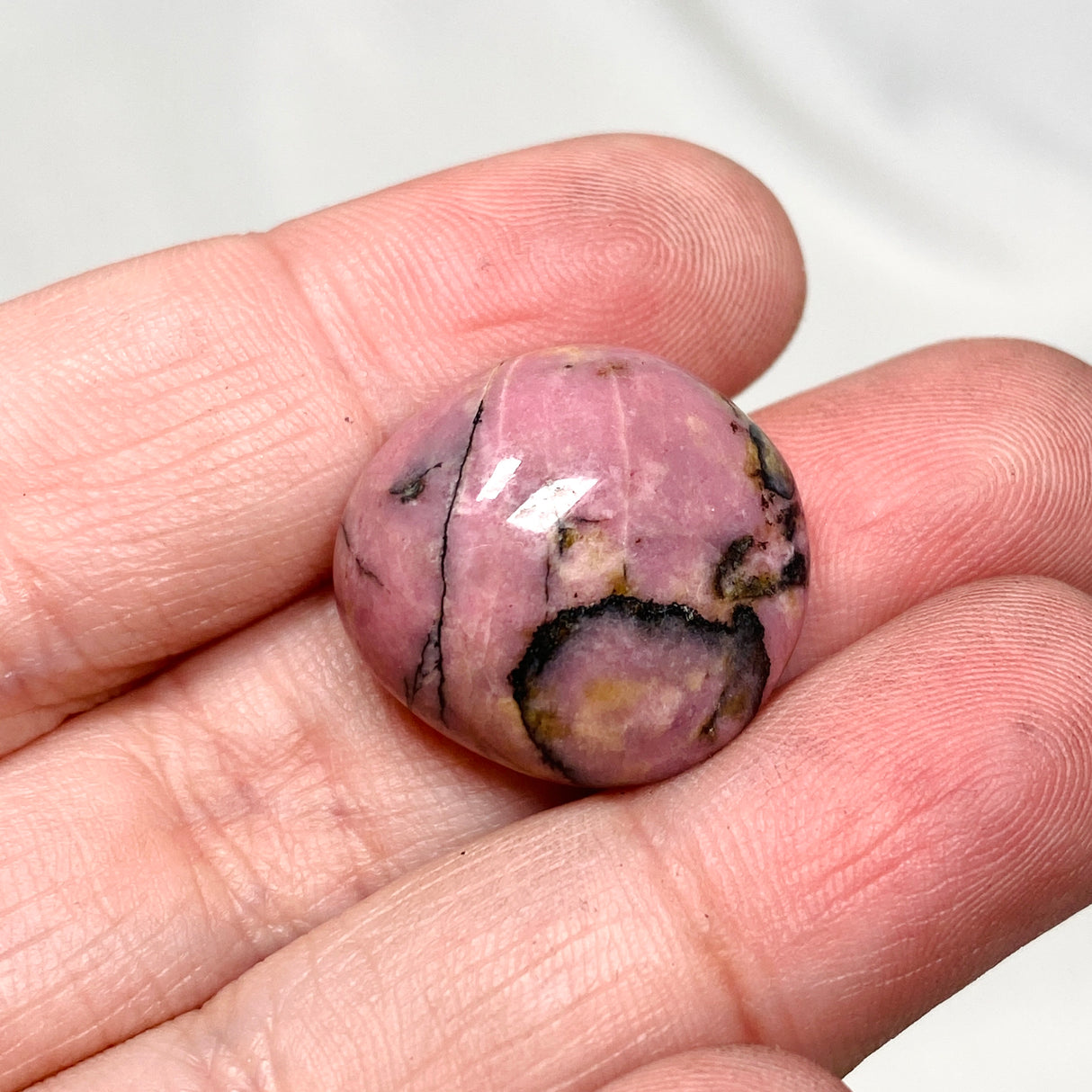 Rhodonite tumbled stone