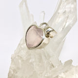 Rose Quartz Heart Faceted Pendant PPGJ904