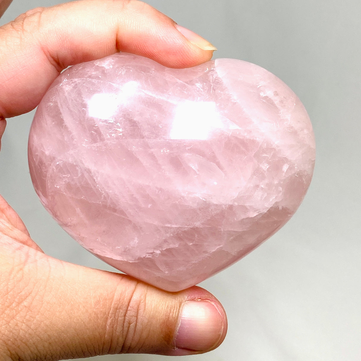 Rose Quartz Heart RQH-15