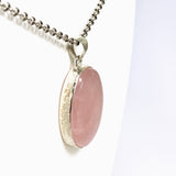 Rose Quartz Oval Cabochon Pendant KPGJ4683