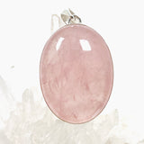 Rose Quartz Oval Cabochon Pendant KPGJ4684