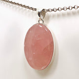 Rose Quartz Oval Cabochon Pendant KPGJ4684