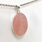 Rose Quartz Oval Cabochon Pendant KPGJ4684