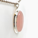 Rose Quartz Oval Cabochon Pendant in a Decorative Setting KPGJ4686