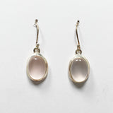 Rose Quartz Oval Earrings KEGJ1382