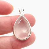 Rose Quartz Teardrop Faceted Pendant KPGJ4682