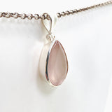 Rose Quartz Teardrop Faceted Pendant KPGJ4682