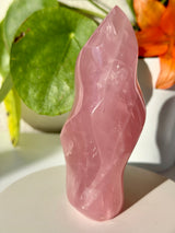 Rose Quartz Flame - Madagascan Rose Quartz RQFL-02