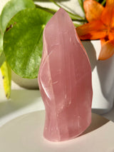 Rose Quartz Flame - Madagascan Rose Quartz RQFL-02
