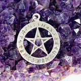 SS Pentagram Pendant 3.5cm SV50-202