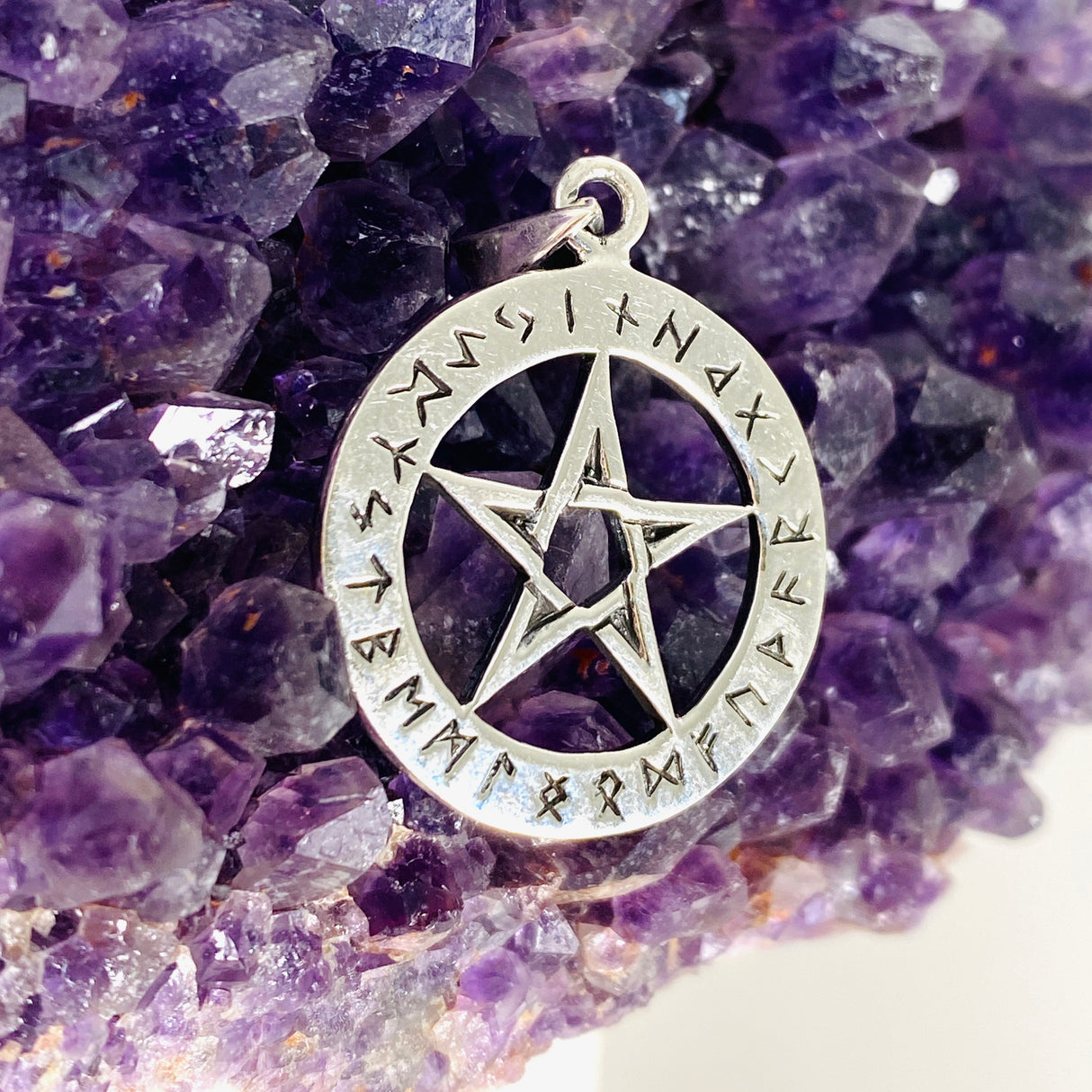 SS Pentagram Pendant 3.5cm SV50-202