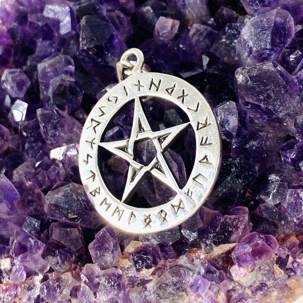 SS Pentagram Pendant 3.5cm SV50-202