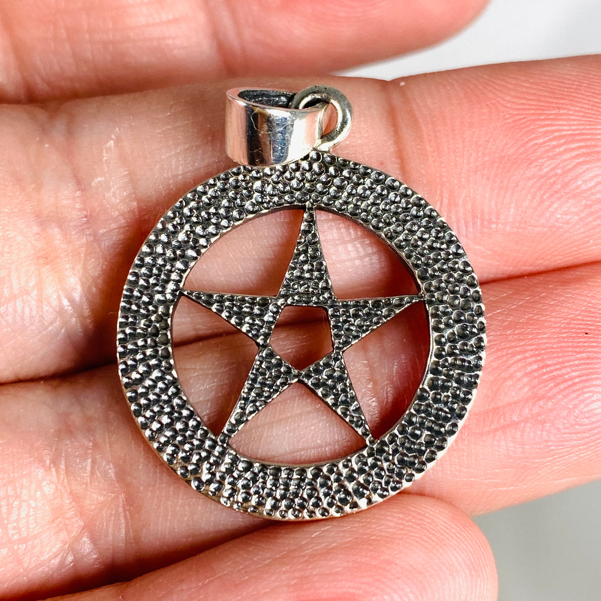 SS Pentagram Pendant 3.5cm SV50-202