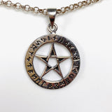 SS Pentagram Pendant 3.5cm SV50-202