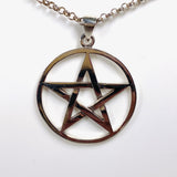 SS Pentagram Pendant 5cm SV50-205