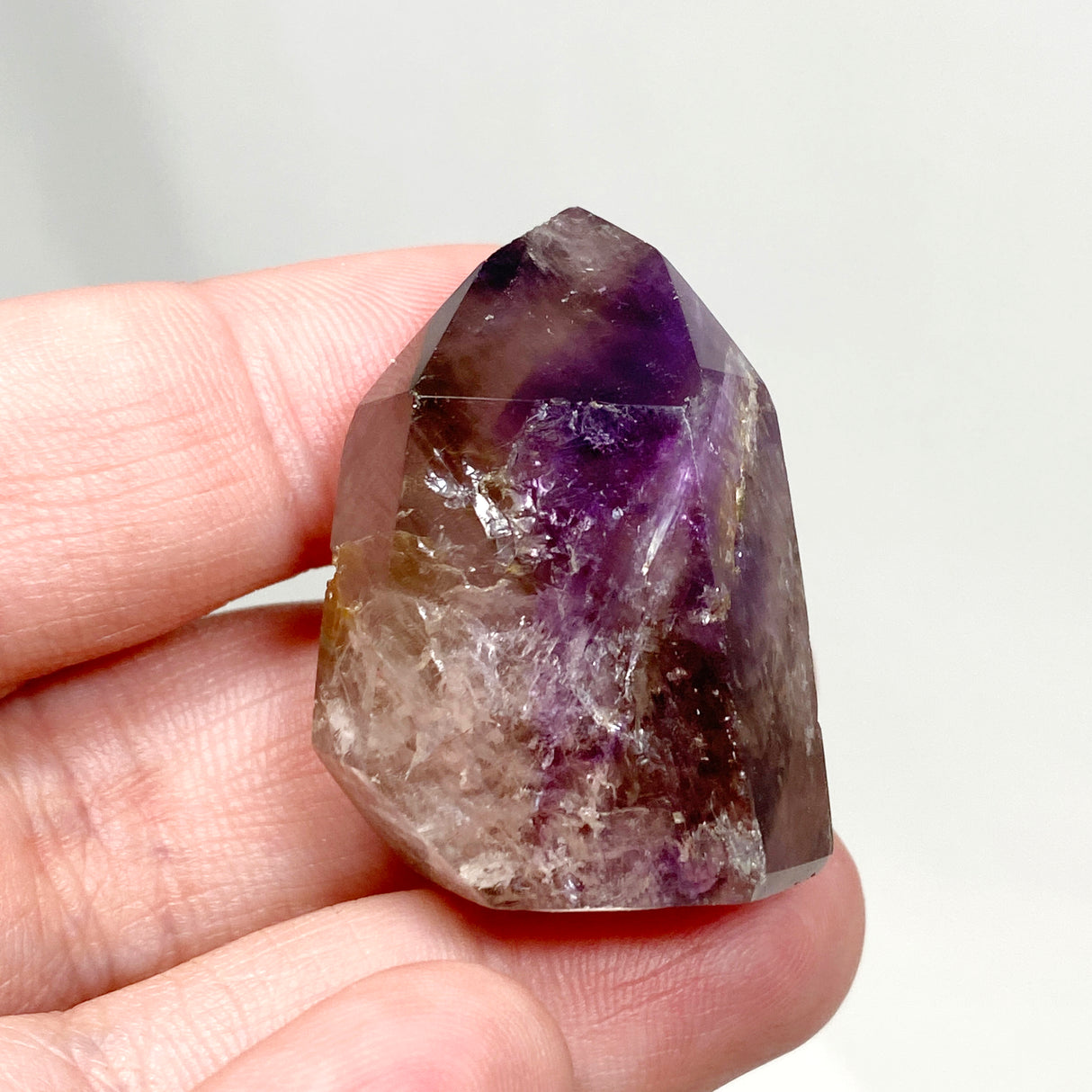 Smokey Amethyst & Window Quartz Crystal CR3439