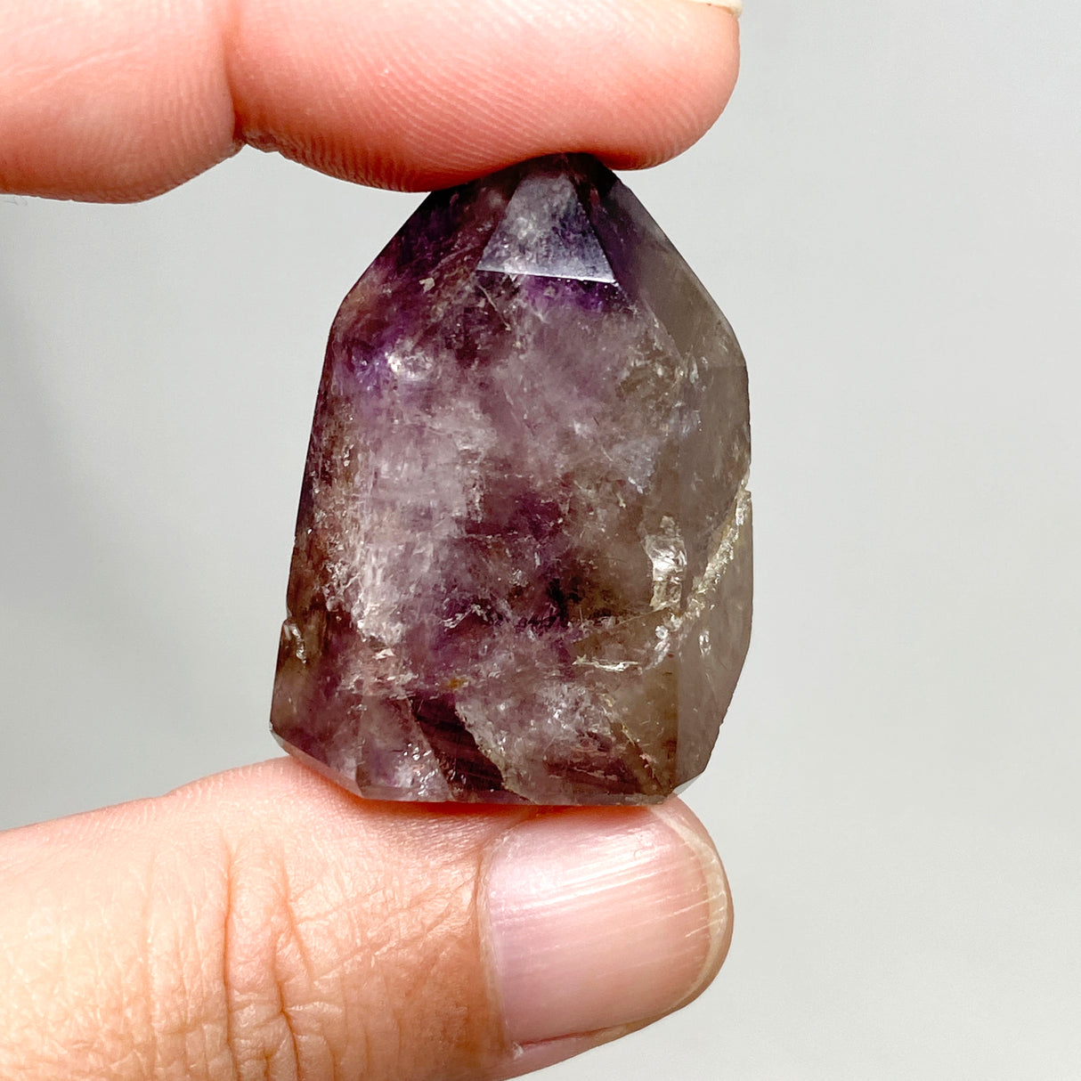 Smokey Amethyst & Window Quartz Crystal CR3439