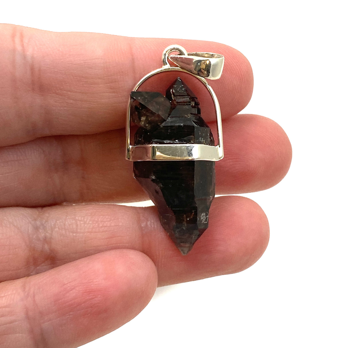 Smokey Quartz Mooralla Raw Pendant PPGJ943