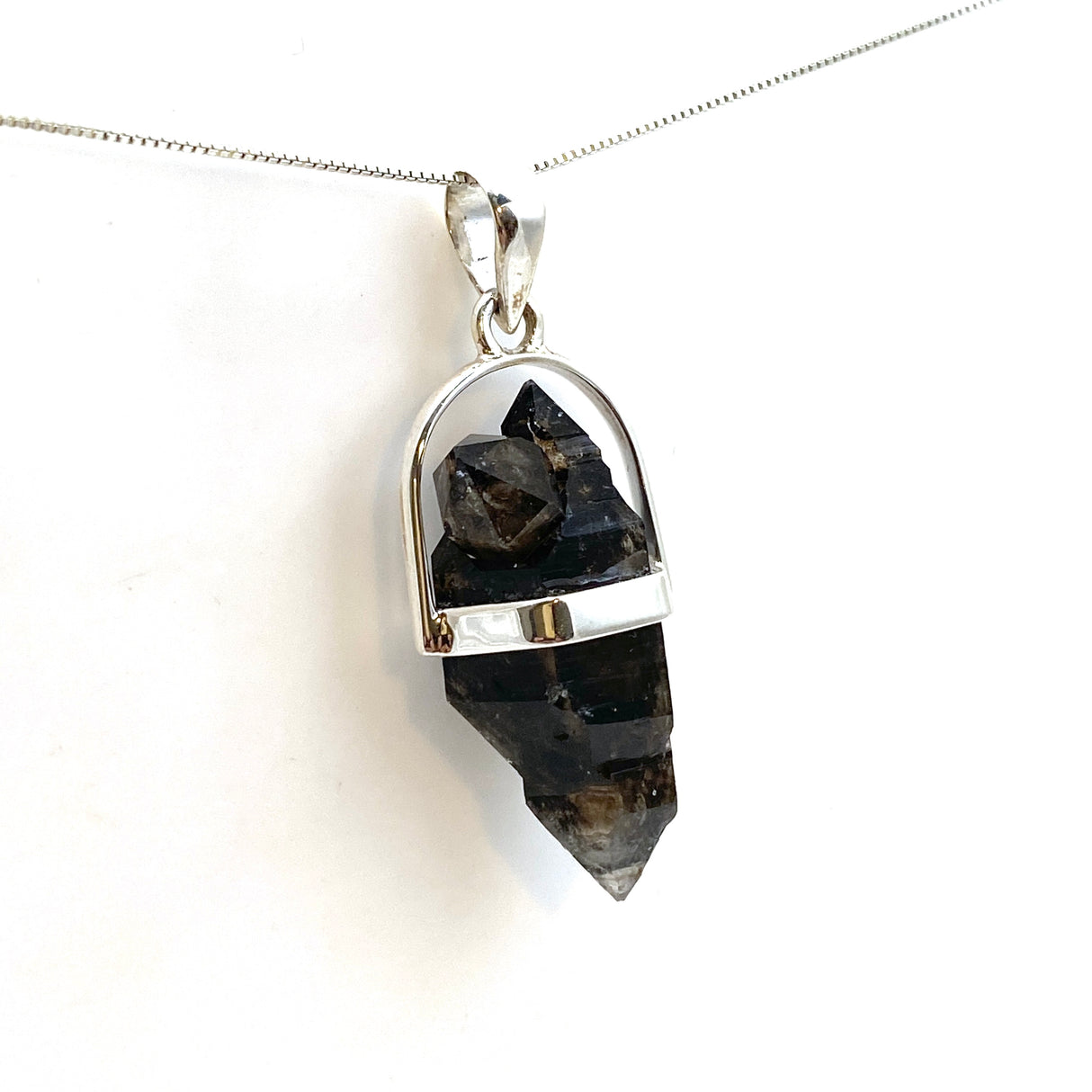 Smokey Quartz Mooralla Raw Pendant PPGJ943