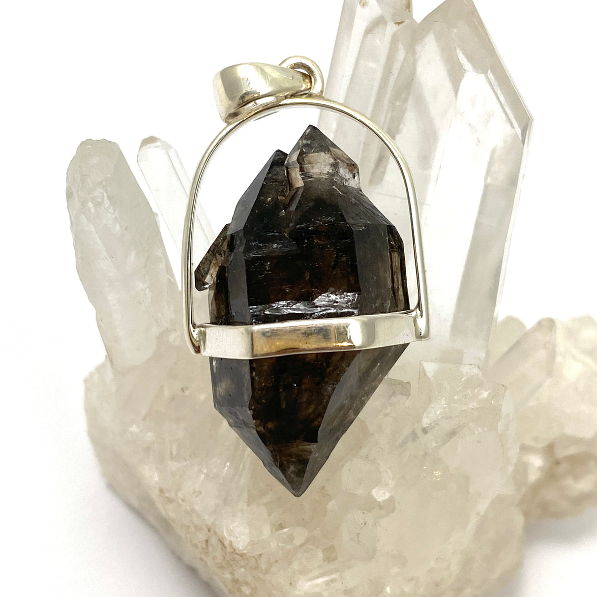 Smokey Quartz Mooralla Raw Pendant PPGJ944