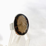 Smokey Quartz Oval Faceted Ring Size 7 KRGJ3339