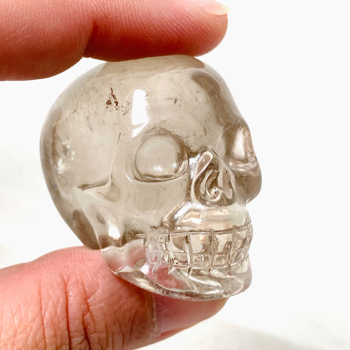 Smokey Quartz Skull SMQS-02