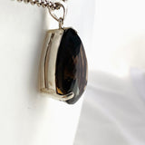 Smokey Quartz Teardrop Faceted Pendant KPGJ4734