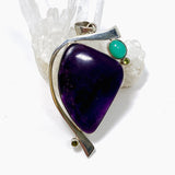 Sugilite and Chrysoprase Freeform Pendant BTP-20