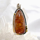 Sunstone Freeform Cabochon Pendant in a Decorative Setting KPGJ4694