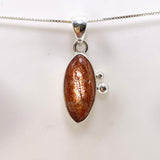 Sunstone Marquise Cabochon Pendant in a Decorative Setting KPGJ4691