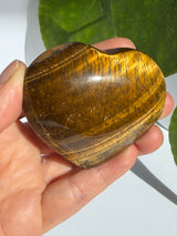 Golden Tiger's Eye Heart TEGH-01