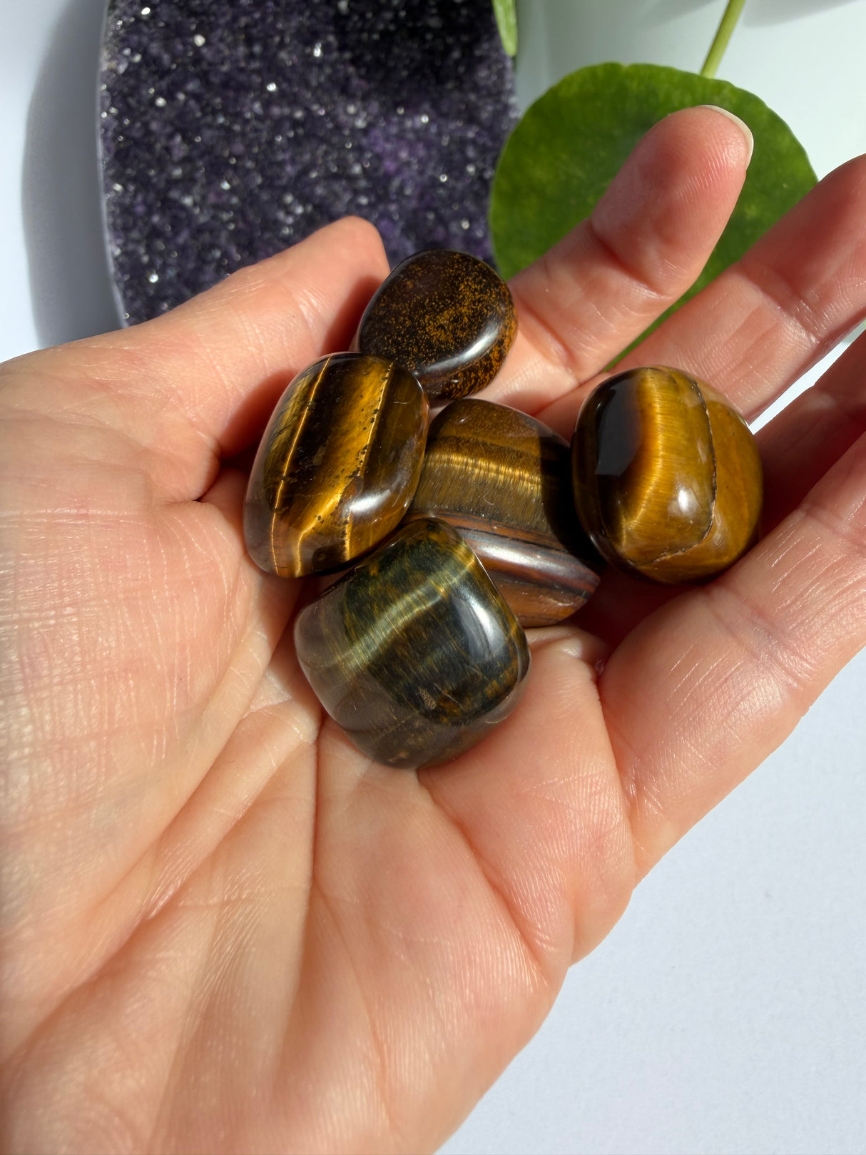 Golden Tiger's Eye Tumbled Stone