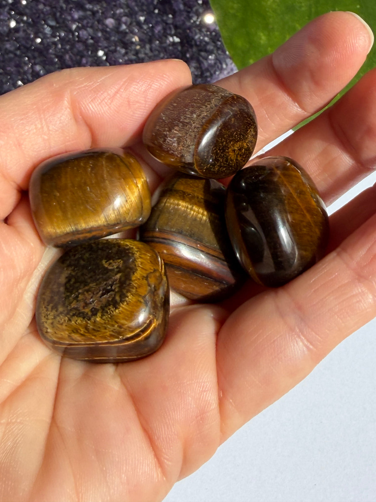 Golden Tiger's Eye Tumbled Stone