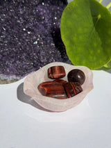Red Tiger's Eye Tumble Stone