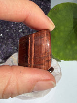 Red Tiger's Eye Tumble Stone