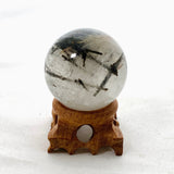 Tourmalinated Quartz Sphere BTQS-02