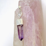 Vera Cruz Amethyst and Herkimer Diamond Pendant BTP-56