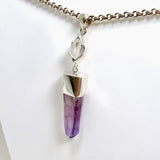 Vera Cruz Amethyst and Herkimer Diamond Pendant BTP-56