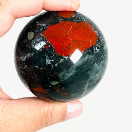 African Bloodstone Sphere ABS-2 - Nature's Magick