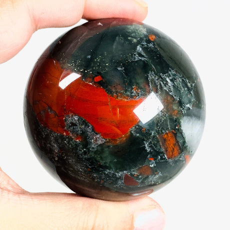 African Bloodstone Sphere ABS-5 - Nature's Magick