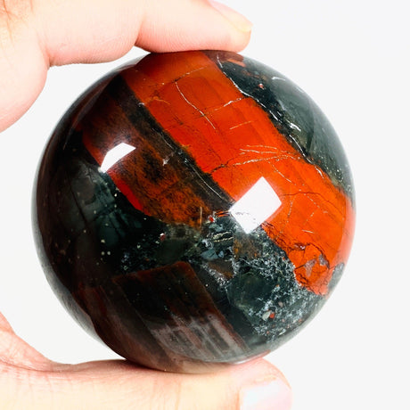 African Bloodstone Sphere ABS-5 - Nature's Magick