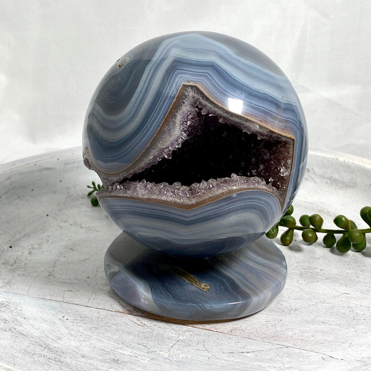 Agate druzy sphere AGS-01 - Nature's Magick