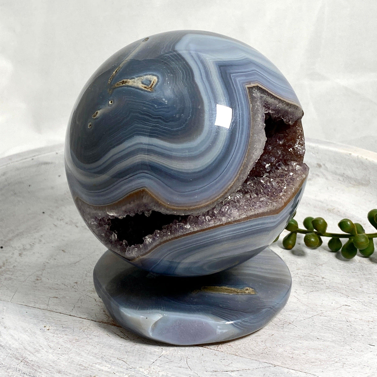 Agate druzy sphere AGS-01 - Nature's Magick