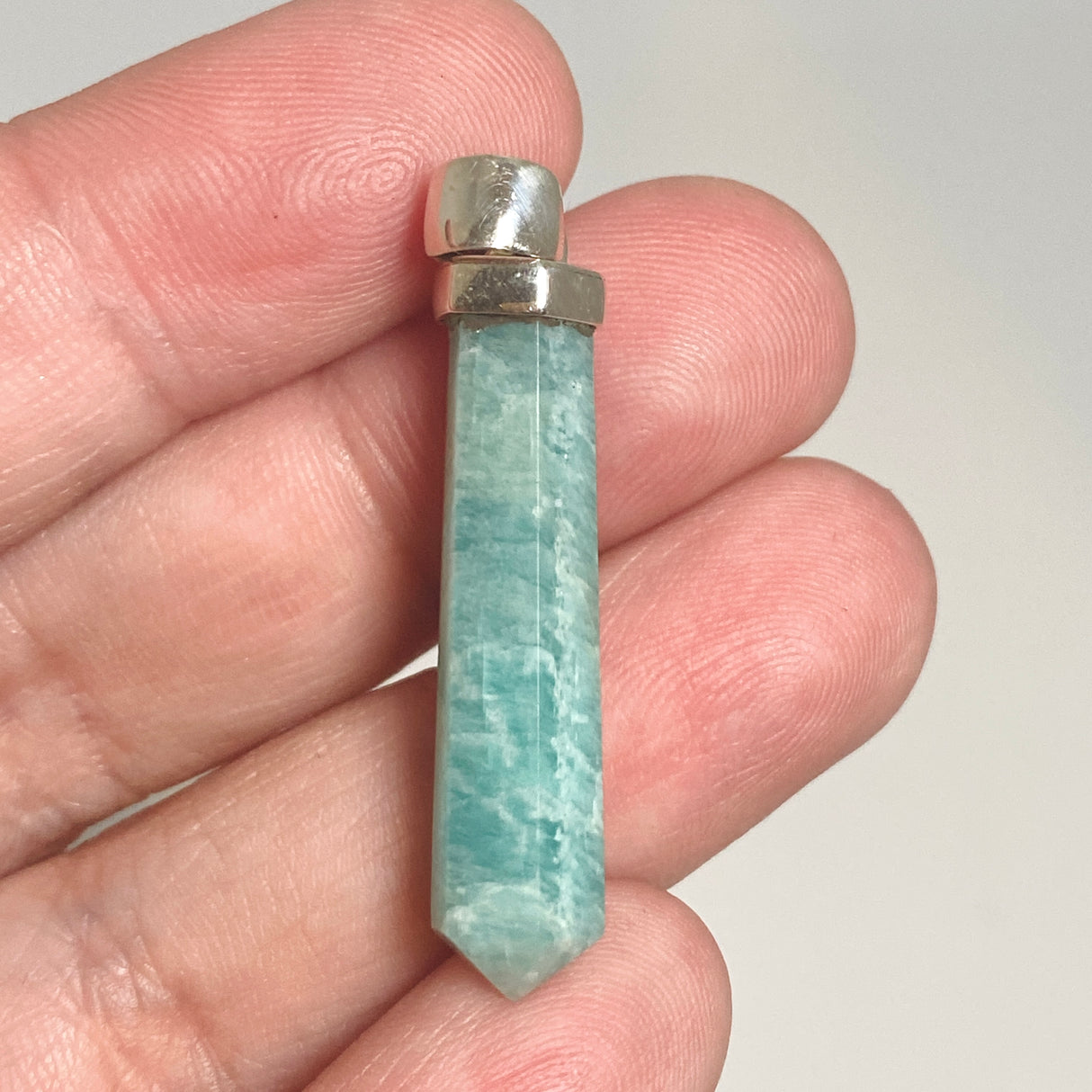 Amazonite Capped Point Pendant PPGJ1241