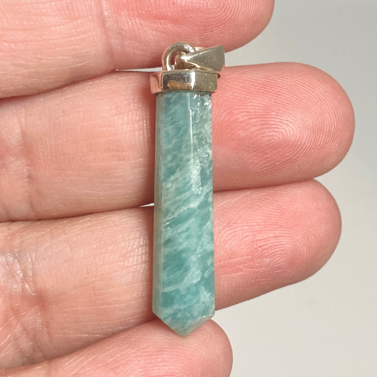Amazonite Capped Point Pendant PPGJ1241
