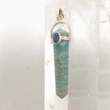 Amazonite Double Point Pendant with Kyanite Accent Stone PPGJ1232