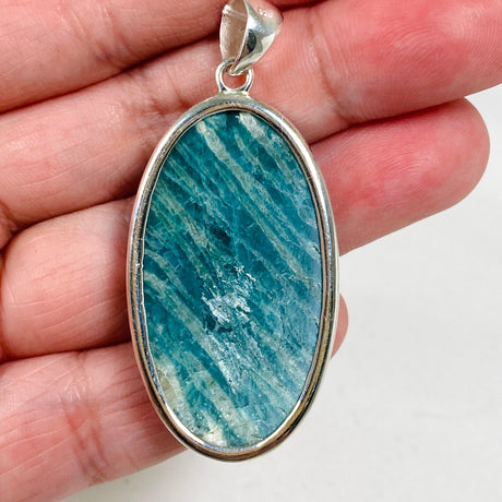 Amazonite oval pendant KPGJ3737 - Nature's Magick