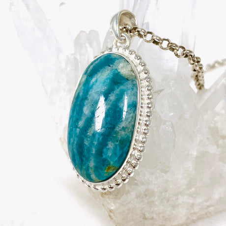 Amazonite oval pendant KPGJ3739 - Nature's Magick