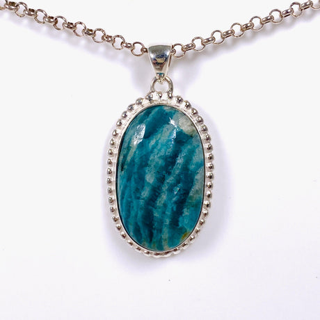 Amazonite oval pendant KPGJ3739 - Nature's Magick